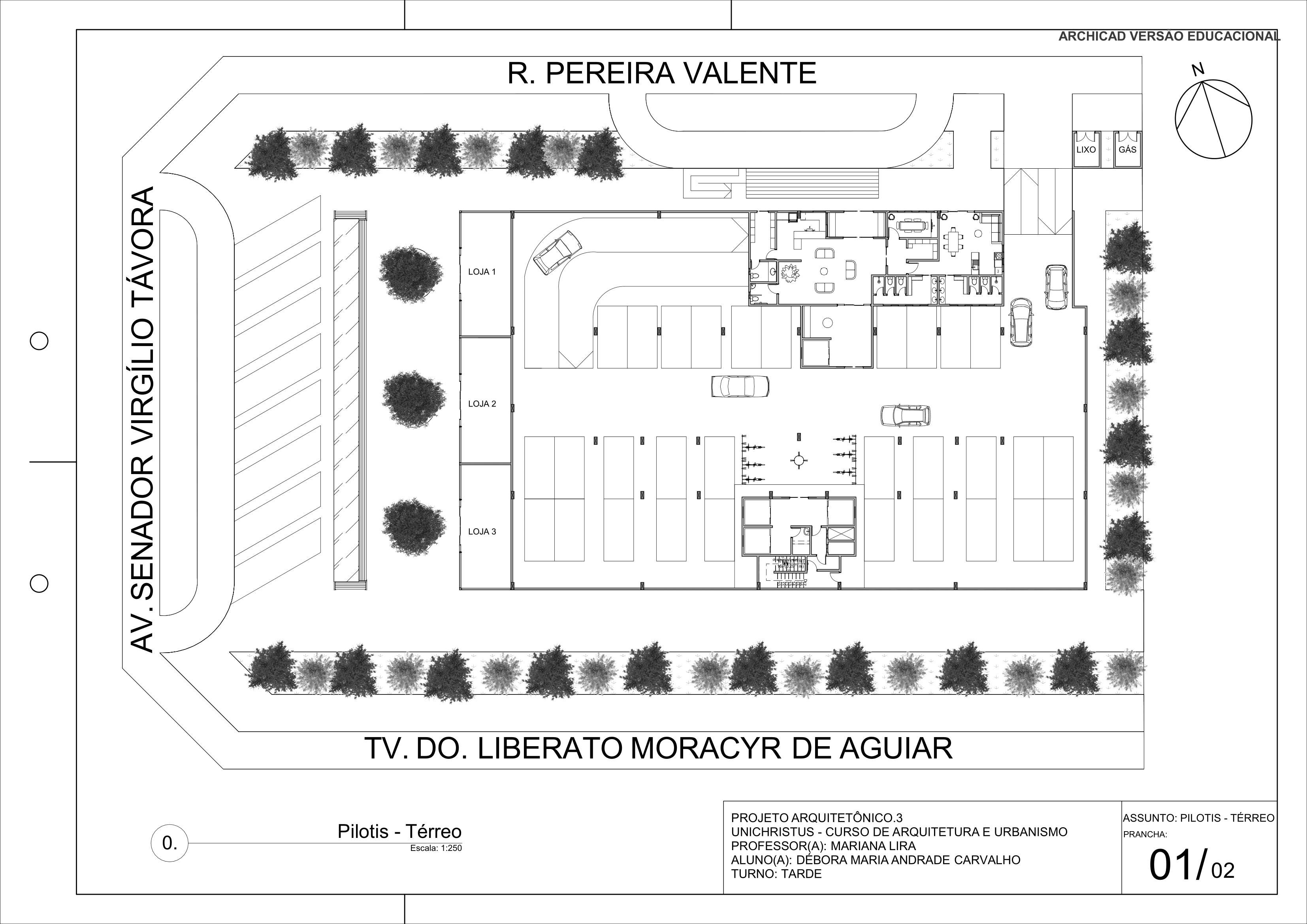 Pilotis Térreo Prédio 1